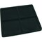 Black Square Display Case (Glass-top Removable Lid) w/ Black 4-slot Plastic Tray